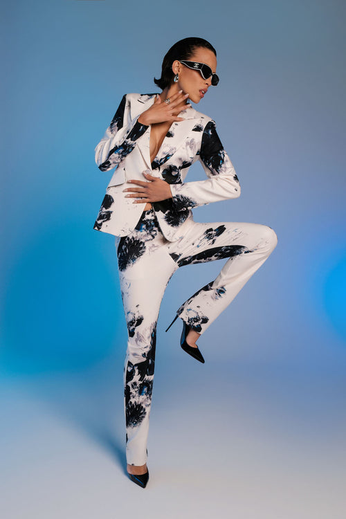 'Rose of Baccara' Blazer Pants Set