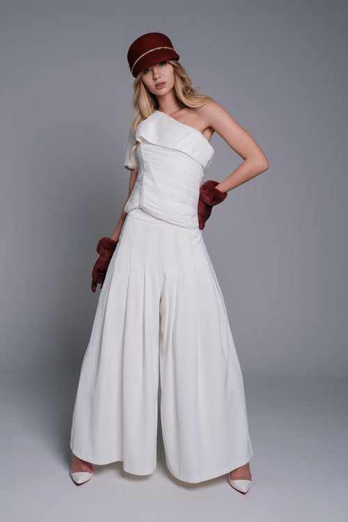 “Maison Élitaire” Leather & Fur Trim Gloves