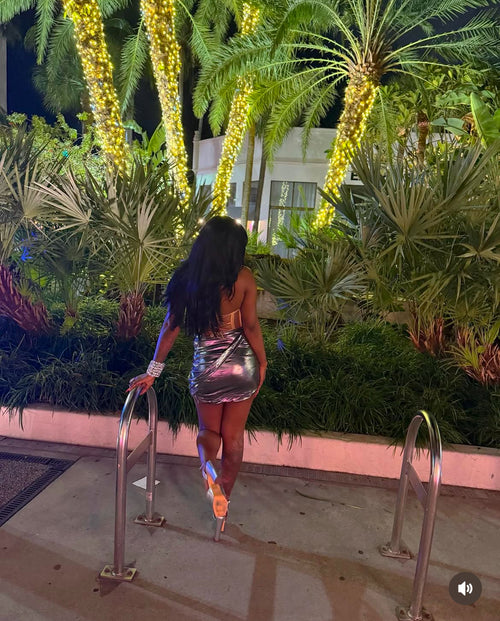 ‘Magna Carta’ Luxe Dress in Silver