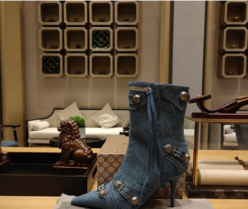 ‘Balenciaga’ Couture Boot Heel