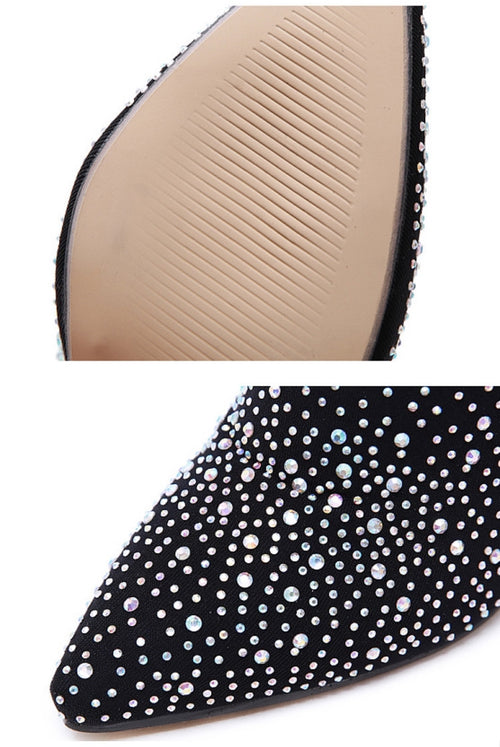 ‘Anastasia’ Rhinestone Thigh High Boot