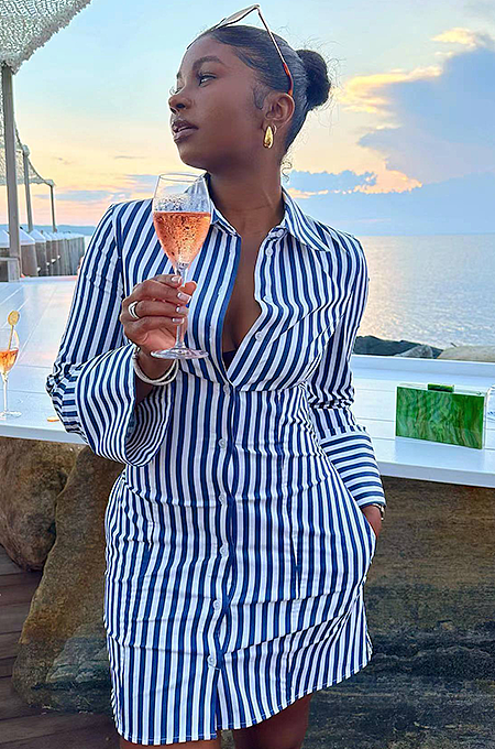 ‘Bali’ Striped Dress