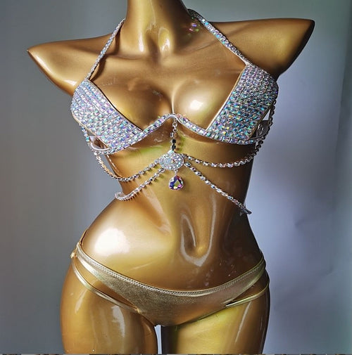 ‘Diamond Drapery’ Luxury Bikini