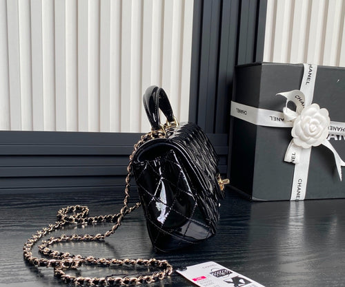 Chanel Patent Classic Handbag