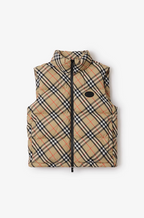 Burberry Vintage Check Hooded Down Vest