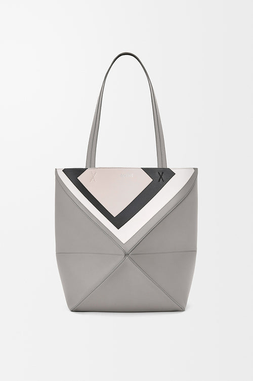 Loewe Puzzle Edge Tote Bag – Tricolor Leather Geometry