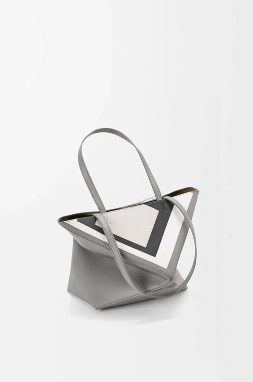 Loewe Puzzle Edge Tote Bag – Tricolor Leather Geometry