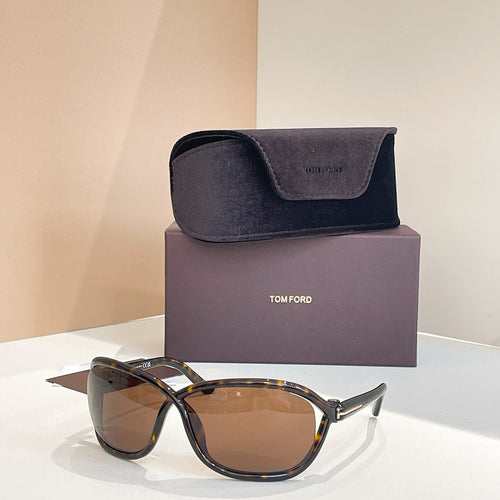 Tom Ford Oversized Gradient Shield Sunglasses