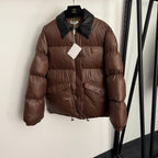 Miu Miu Quilted Puffer Jacket with Contrast Collar