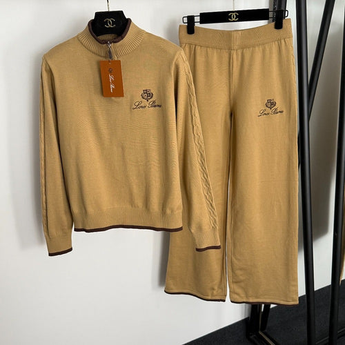 Loro Piana Inspired Luxe Knit Lounge Set