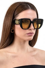 Gucci Oversized Square GG Logo Sunglasses Collection