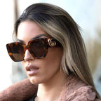 Gucci Oversized Square GG Logo Sunglasses Collection