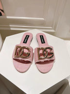 Dolce & Gabbana DG Logo Slide Sandals