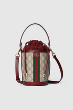 Gucci Ophidia GG Bucket Bag with Web Stripe