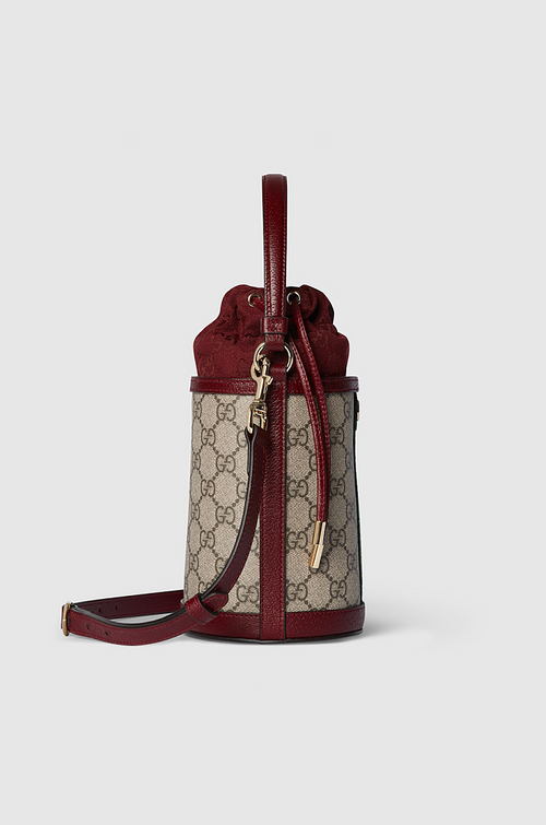 Gucci Ophidia GG Bucket Bag with Web Stripe