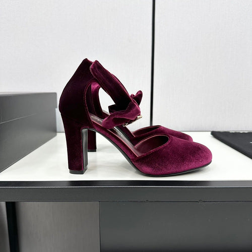 CC Velvet Pumps