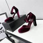 CC Velvet Pumps