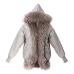 Grise Éminence Shearling Duvet Coat