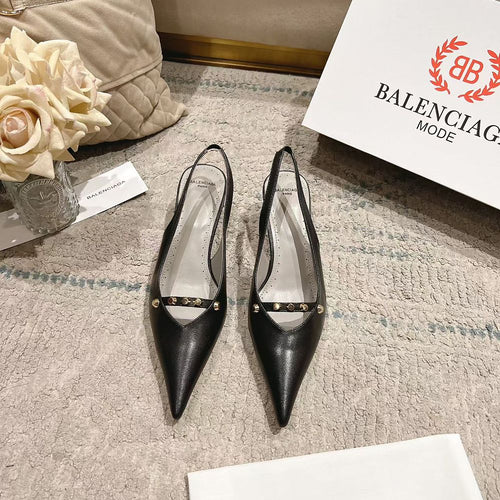 BALENCIAGA Studded Slingback Pumps
