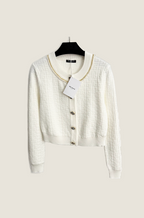Balmain Paris Éclat Textured Knit Cardigan