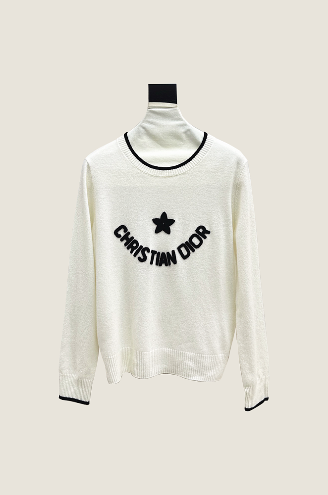 Dior Étoile Monogram Knit Sweater – LUXE LIVING FASHIONS