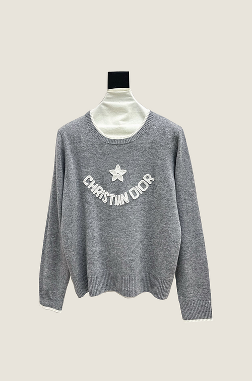Dior Étoile Monogram Knit Sweater