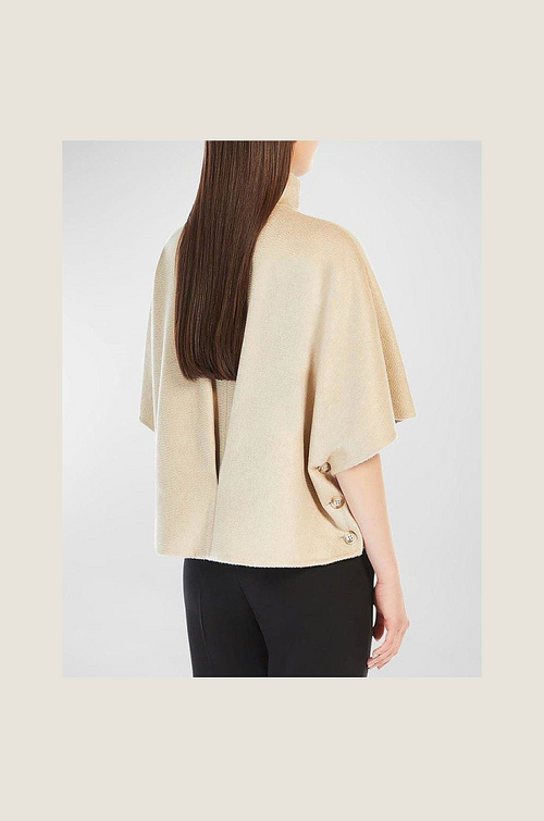 Max Mara “Capella di Lana” Wool Cape Jacket