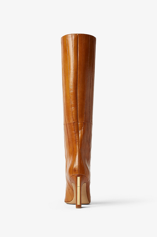 Fendi Stiletto Leather Knee-High Boots – Caramello
