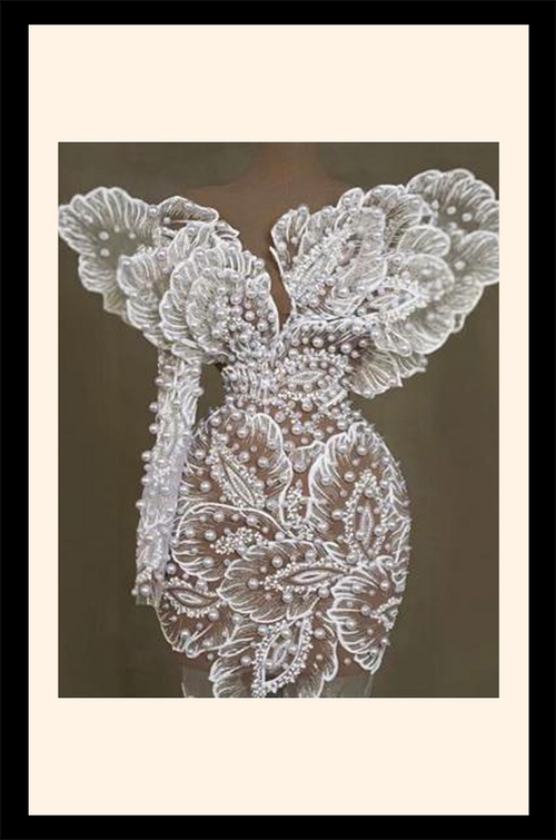 L’Impératrice Blanche – Regal Pearl Couture Gown