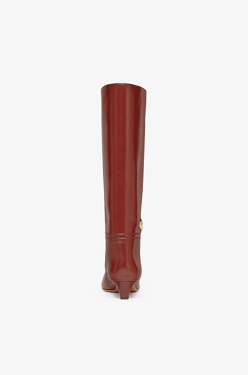 Fendi Colibrì Leather Knee Boots