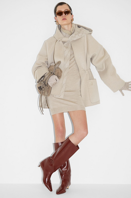 Fendi Colibrì Leather Knee Boots