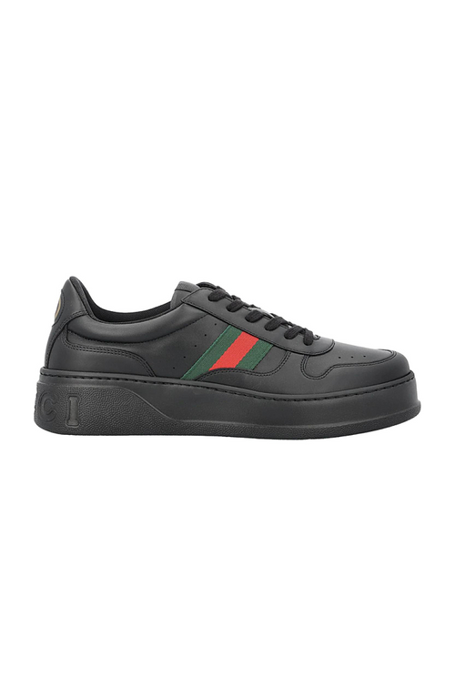 Gucci Web-Stripe Black Supreme Sneakers