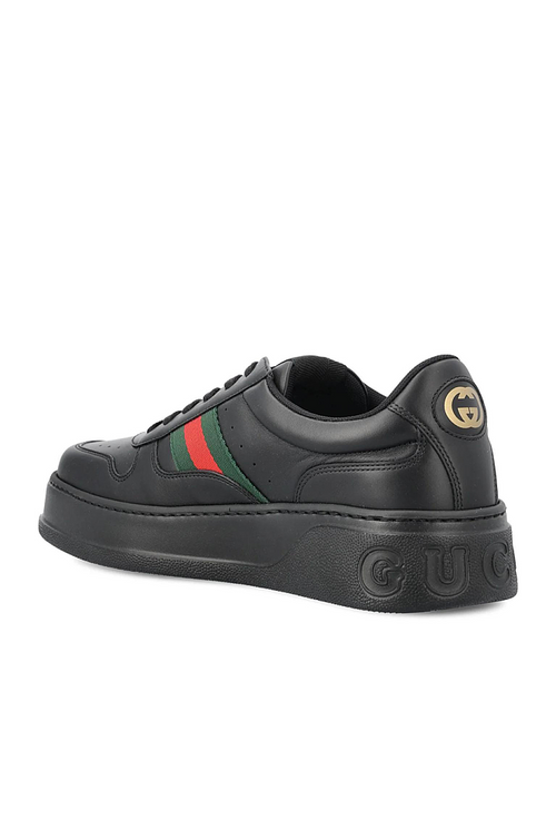 Gucci Web-Stripe Black Supreme Sneakers