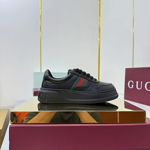Gucci Web-Stripe Black Supreme Sneakers