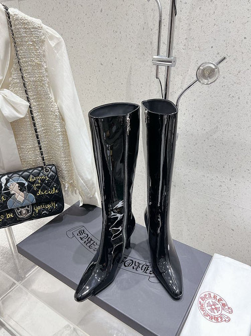 Chrome Heart Heel Boots