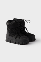 Prada Re-Nylon Gabardine Après Ski Booties in Black