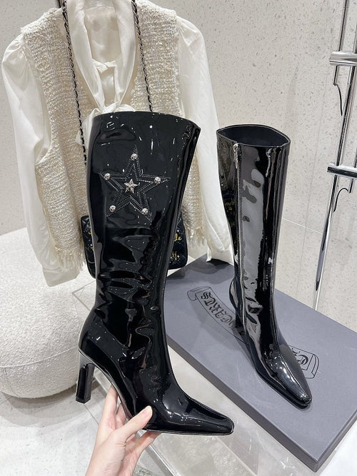 Chrome Heart Heel Boots