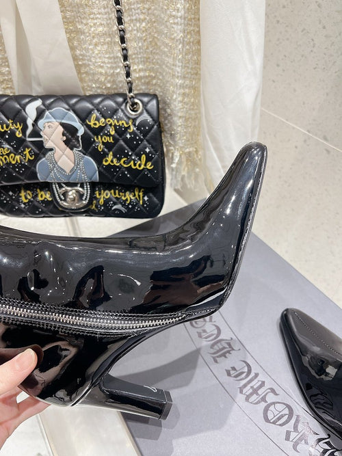 Chrome Heart Heel Boots