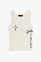Chrome Hearts Designed Tank – White