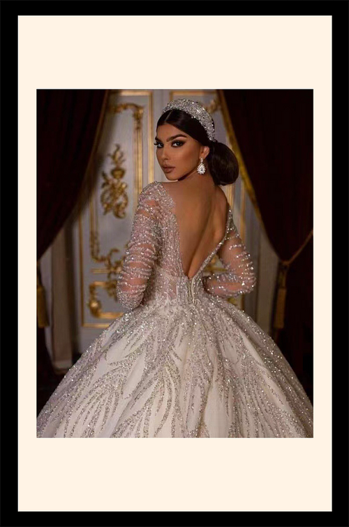 “Éclat d’Opaline” Luxe Edition Crystal Embroidered Ball Gown – Vows on the Runway Collection