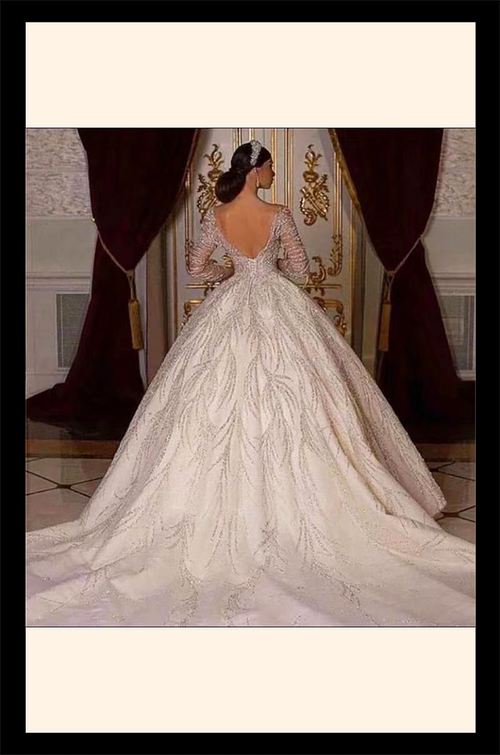 “Éclat d’Opaline” Luxe Edition Crystal Embroidered Ball Gown – Vows on the Runway Collection