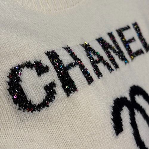 Chanel Luxe Edition Embellished Knit Sweater – Winter Icons Collection