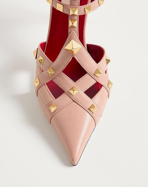 VALENTINO GARAVANI ROCKSTUD CAGED PUMPS