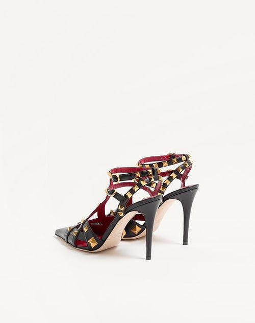 VALENTINO GARAVANI ROCKSTUD CAGED PUMPS