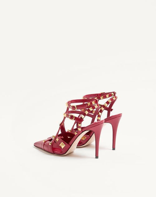 VALENTINO GARAVANI ROCKSTUD CAGED PUMPS