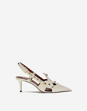 VALENTINO GARAVANI ROCKSTUD SLINGBACK PUMPS