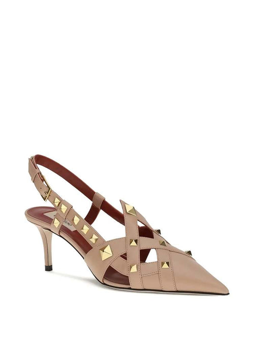 VALENTINO GARAVANI ROCKSTUD SLINGBACK PUMPS