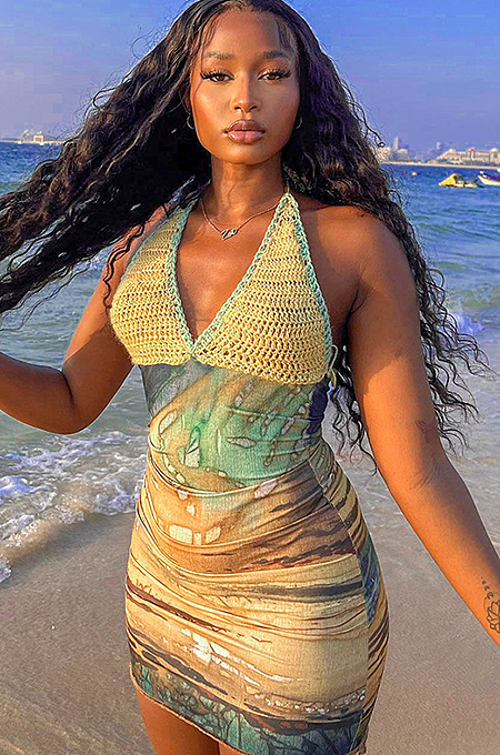 'Bellatrix' Halter Dress