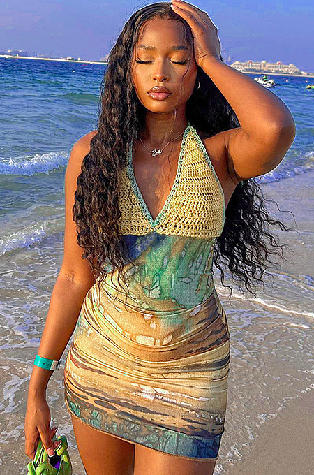 'Bellatrix' Halter Dress