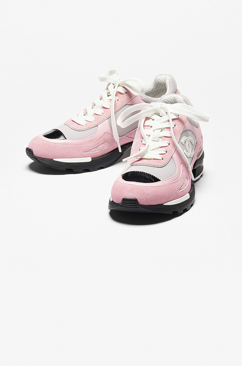 Chanel Quilted Calfskin & Mesh Sneakers – Rose Clair Edition